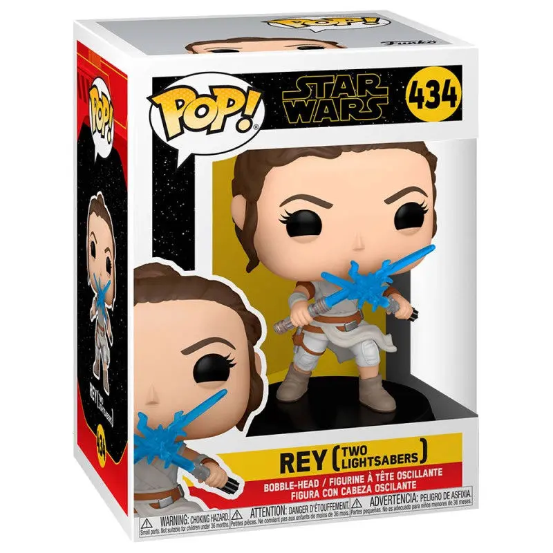 Funko POP figura Star Wars The Rise of Skywalker Rey with Light Sabers termékfotó