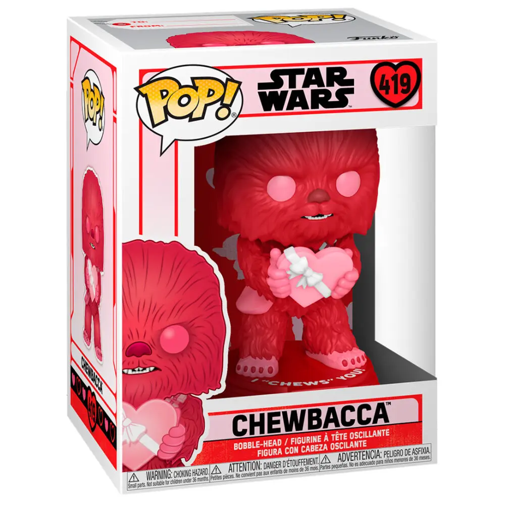 Funko POP figura Star Wars Valentines Cupid Chewbacca termékfotó