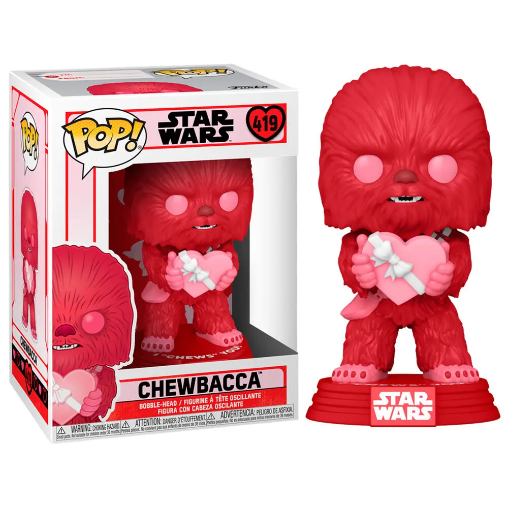 Funko POP figura Star Wars Valentines Cupid Chewbacca termékfotó
