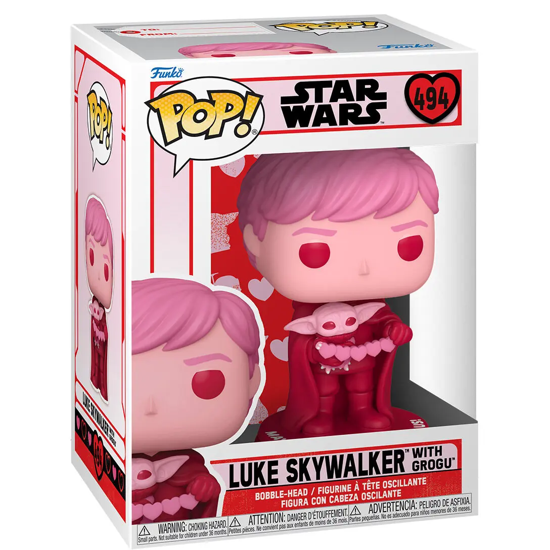 Funko POP figura Star Wars Valentines Luke and Grogu termékfotó