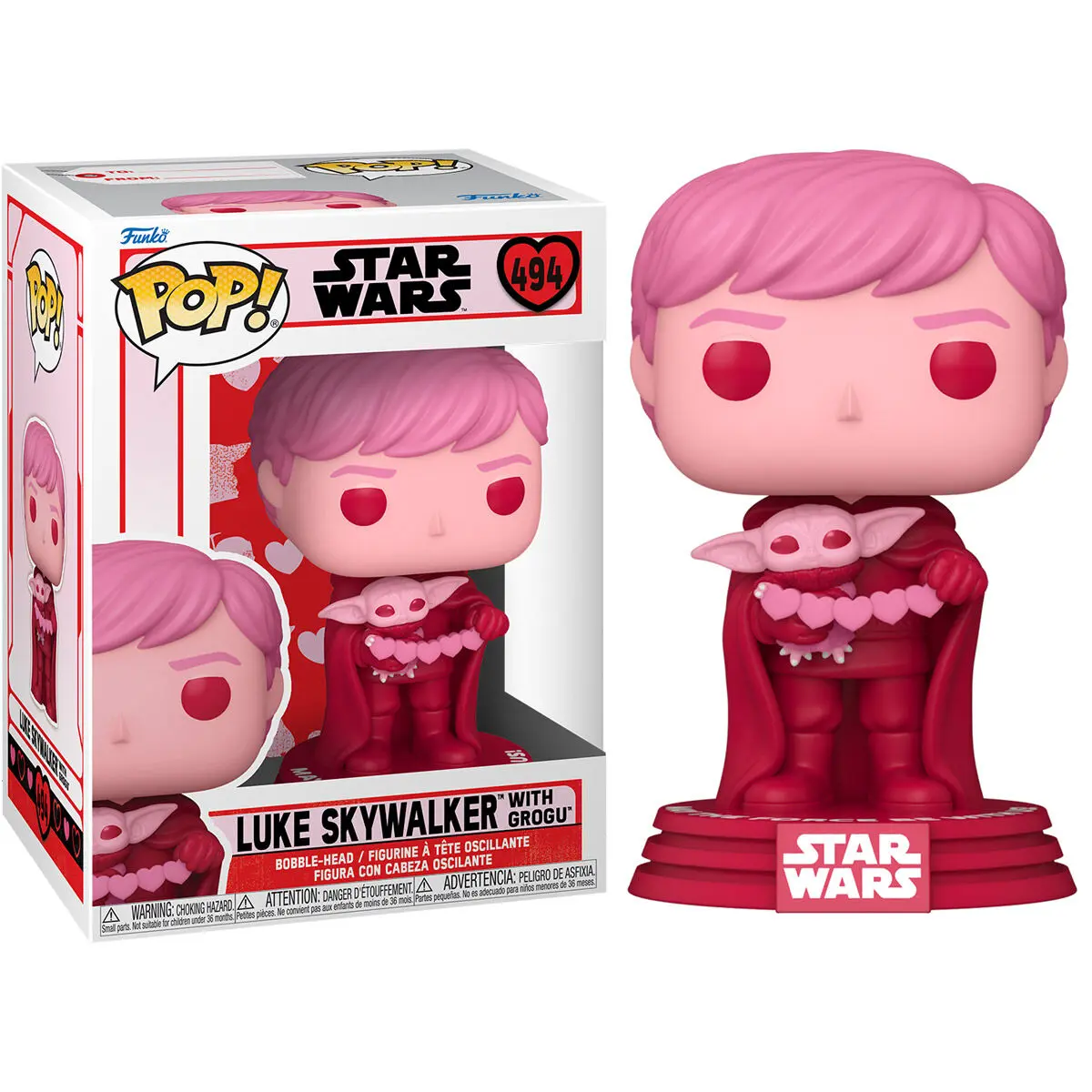 Funko POP figura Star Wars Valentines Luke and Grogu termékfotó