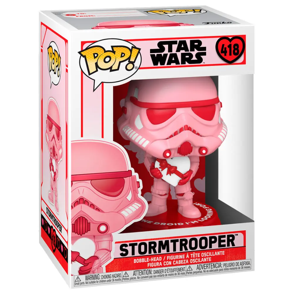 Funko POP figura Star Wars Valentines Stormtrooper with Heart termékfotó