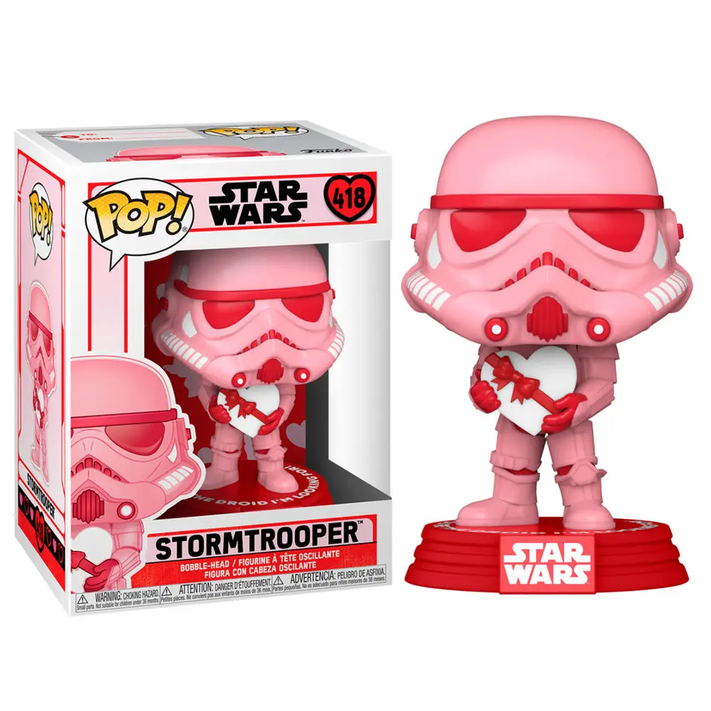 Funko POP figura Star Wars Valentines Stormtrooper with Heart termékfotó