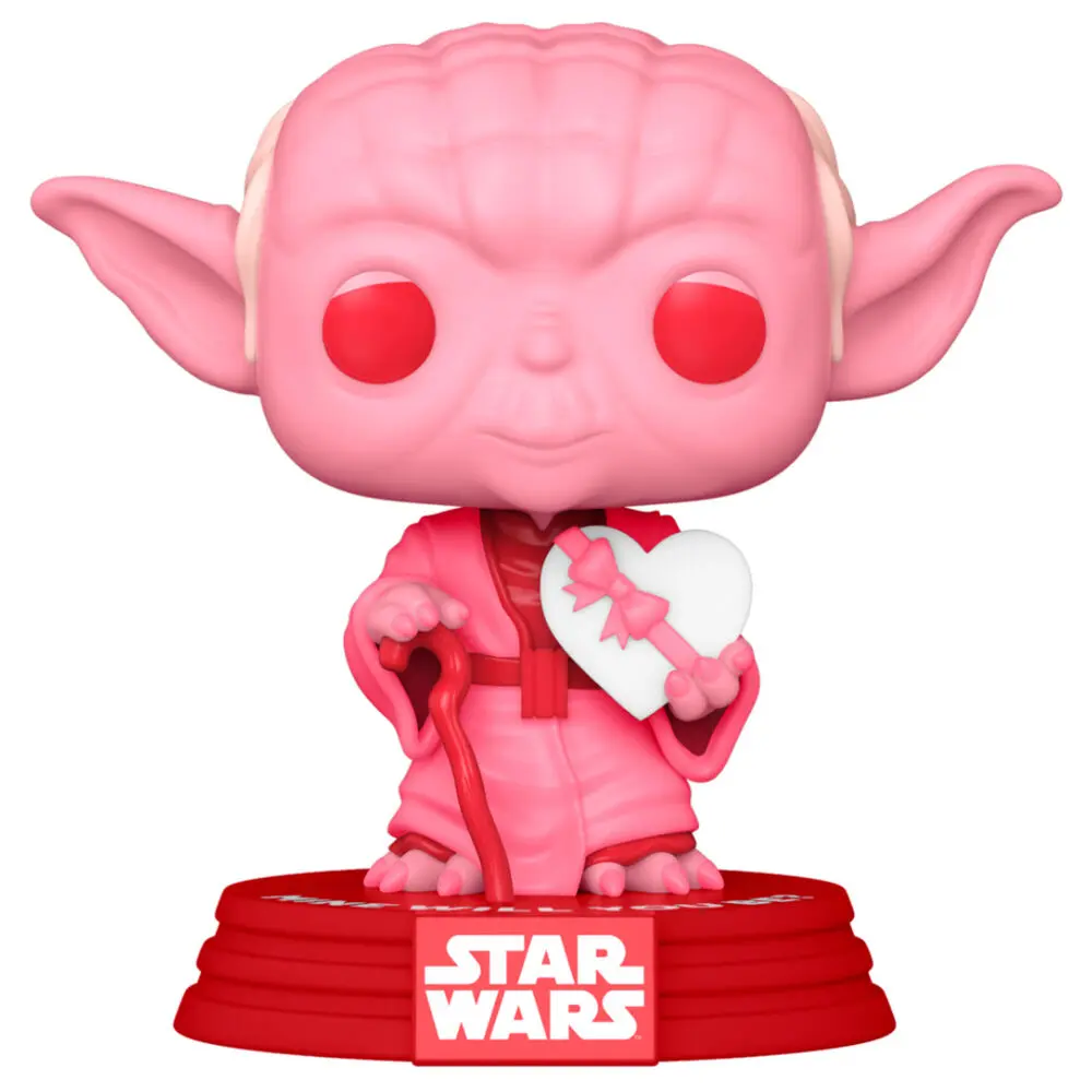 Funko POP figura Star Wars Valentines Yoda with Heart termékfotó