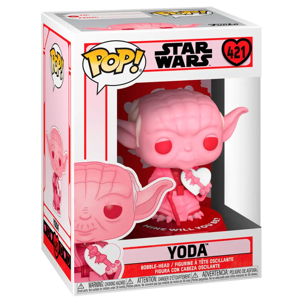 Funko POP figura Star Wars Valentines Yoda with Heart termékfotó
