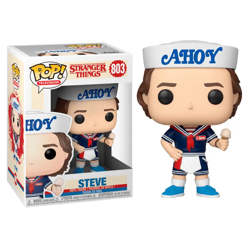 Funko POP figura Stranger Things 3 Steve with Hat and Ice Cream termékfotó