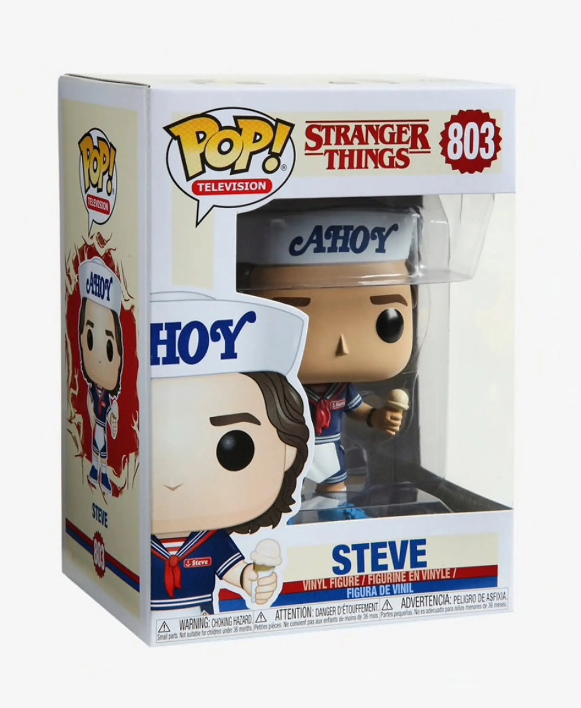 Funko POP figura Stranger Things 3 Steve with Hat and Ice Cream termékfotó