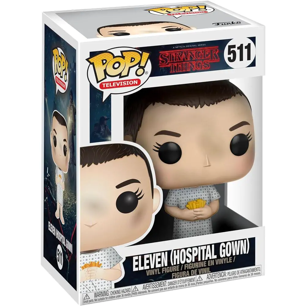 Funko POP figura Stranger Things Eleven kórházi köntösben termékfotó