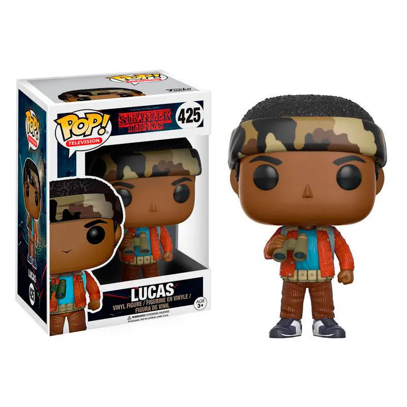 Funko POP figura Stranger Things Lucas távcsővel termékfotó