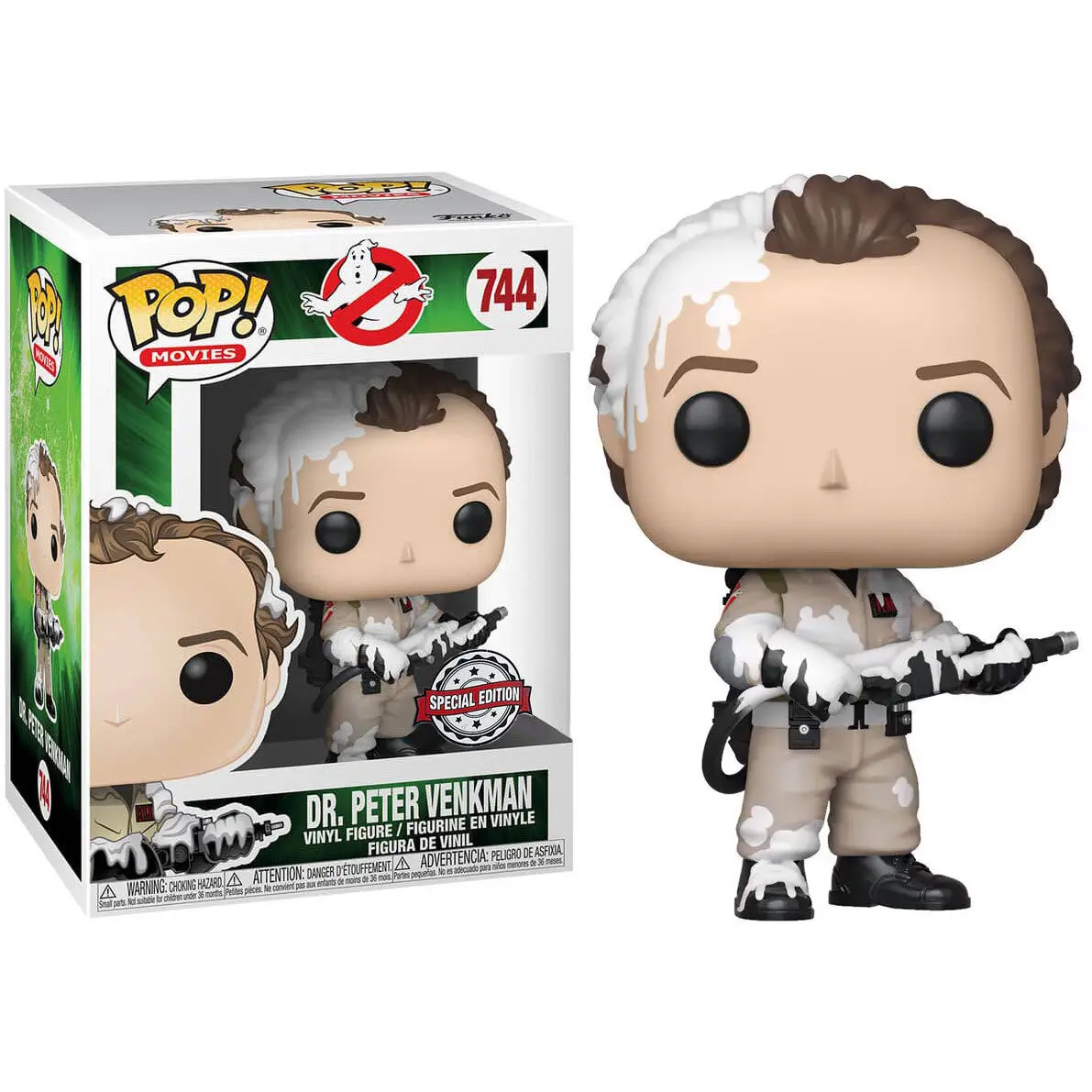 Funko POP figura Szellemirtók Dr. Peter Venkman Marshmallow Exkluzív termékfotó