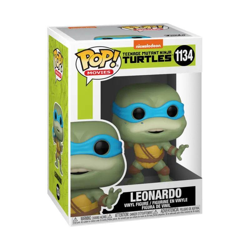 Teenage Mutant Ninja Turtles POP! Movies Vinyl Figure Leonardo 9 cm termékfotó