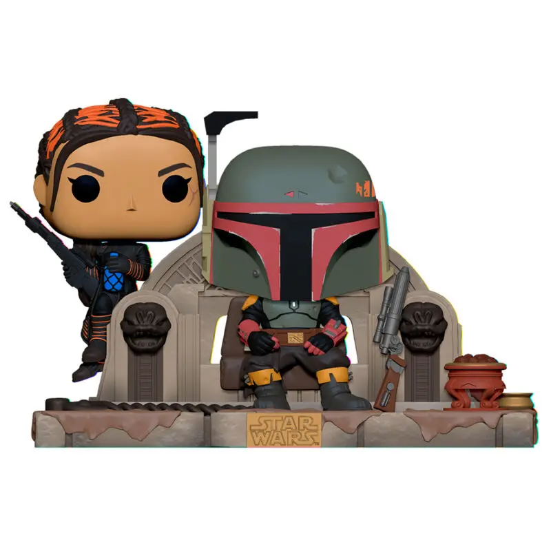 Funko POP figura The Mandalorian Boba Fett and Fennec Shand termékfotó