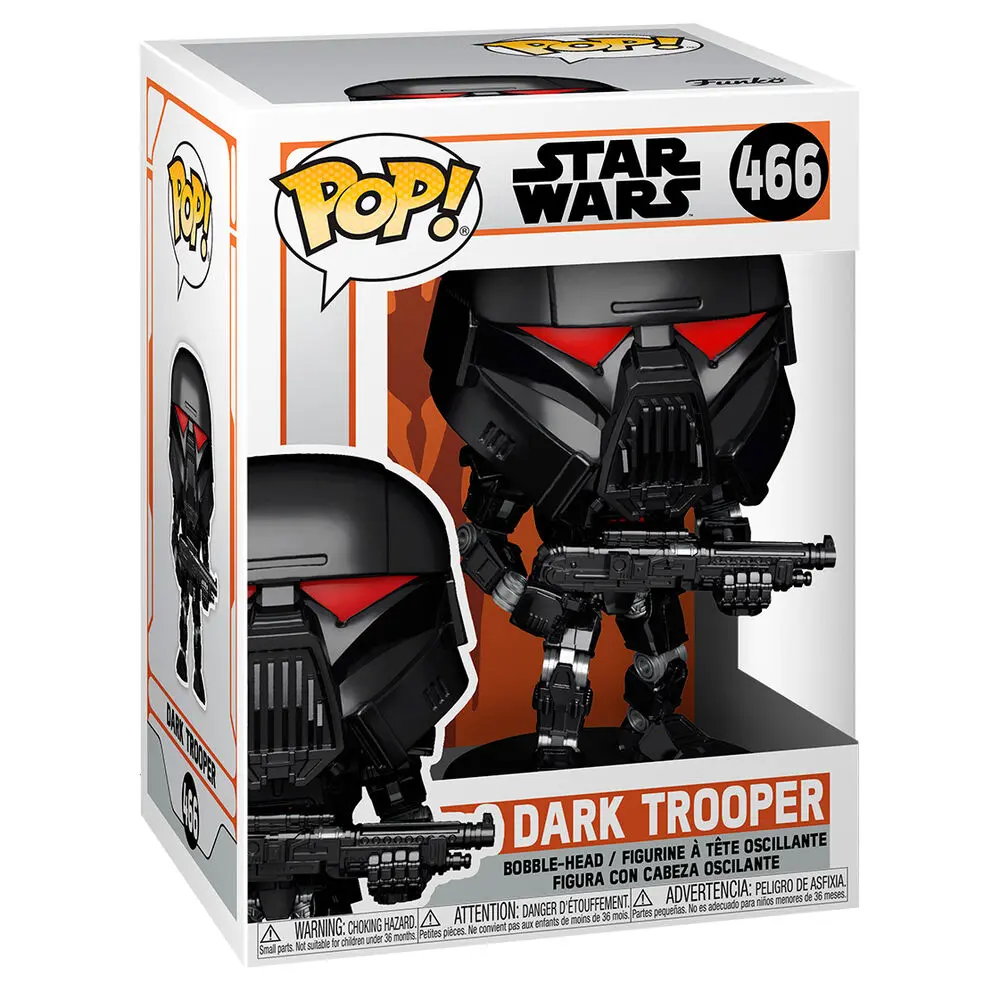 Star Wars The Mandalorian POP! TV Vinyl Figure Dark Trooper 9 cm termékfotó