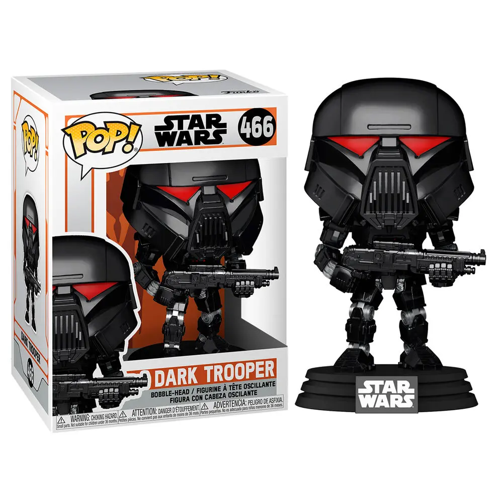 Star Wars The Mandalorian POP! TV Vinyl Figure Dark Trooper 9 cm termékfotó