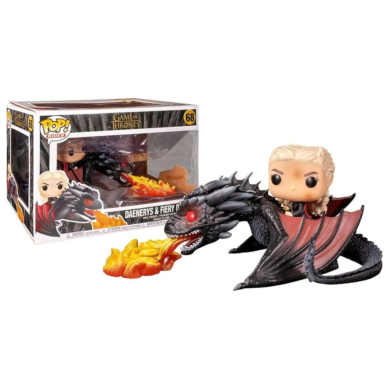 Funko POP figura Trónok harca Daenerys a tűzokádó Drogonon termékfotó