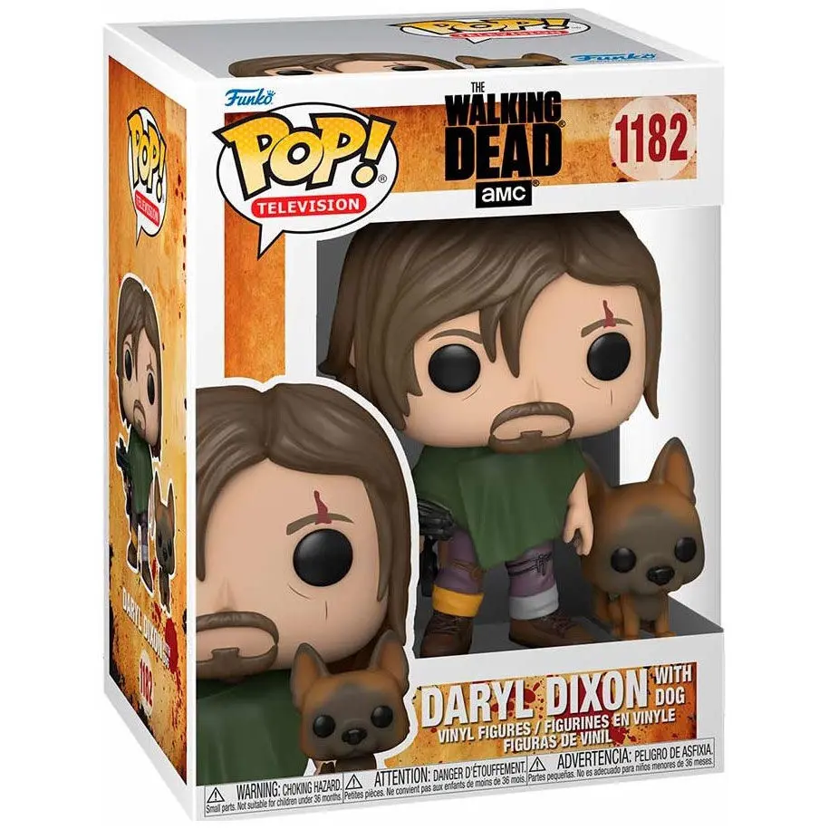 Funko POP figura Walking Dead Daryl with Dog termékfotó