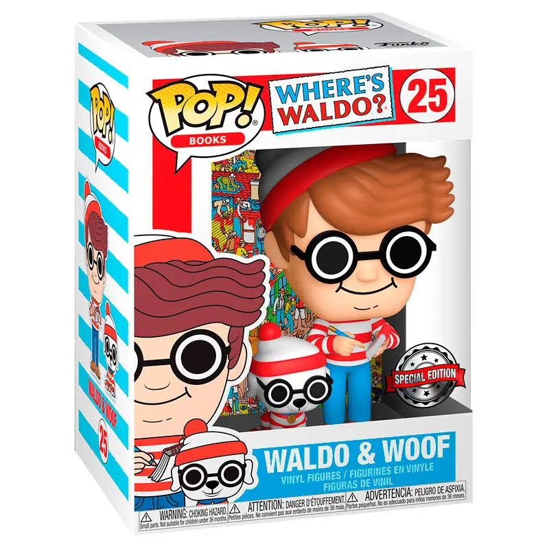 Funko POP figura Where s Waldo - Waldo with Dog Exkluzív termékfotó