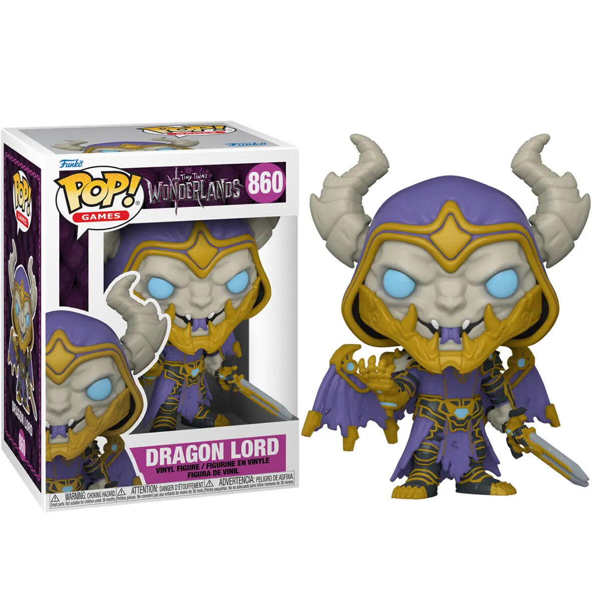 Funko POP figura Wonderland Tiny Tinas Dragon Lord termékfotó