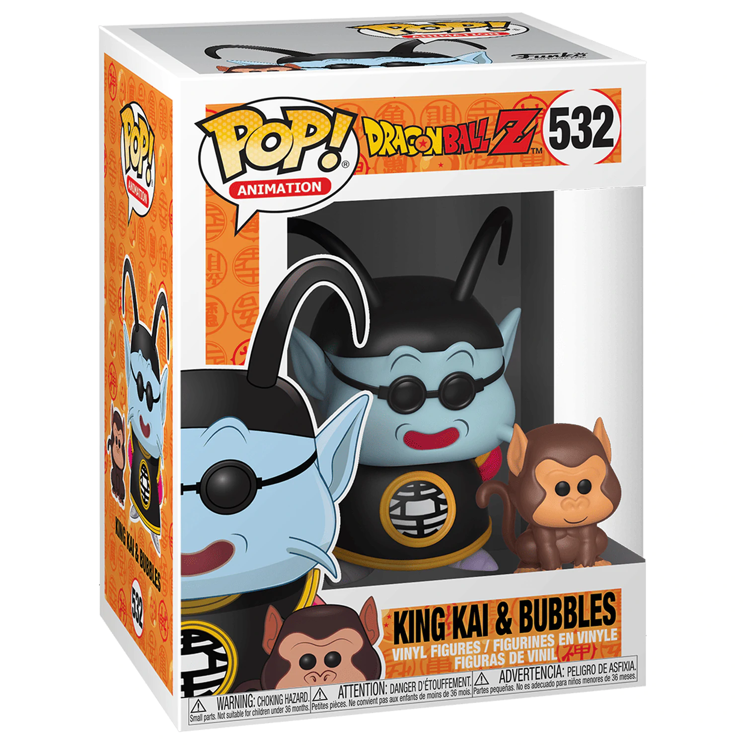 POP figurák Dragon Ball Z King Kai & Bubbles termékfotó