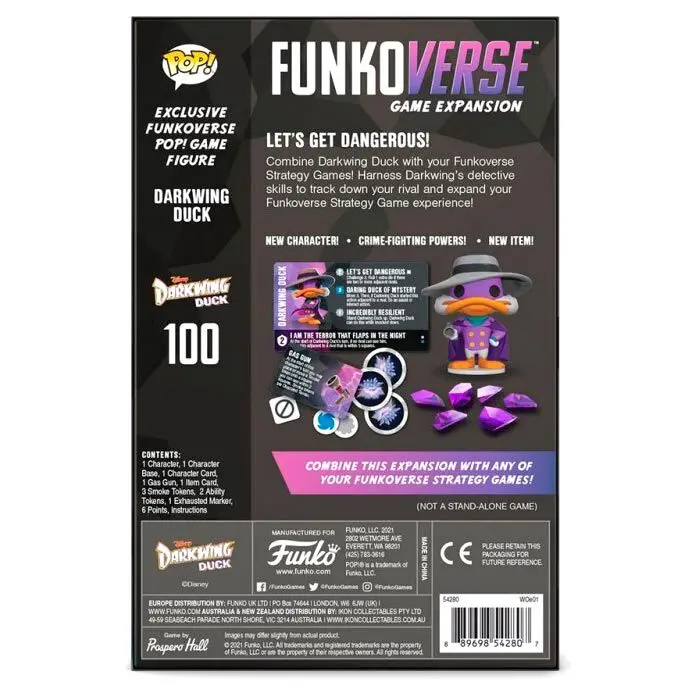 POP Funkoverse Disney Darkwing Duck társasjáték [angol nyelvű] termékfotó