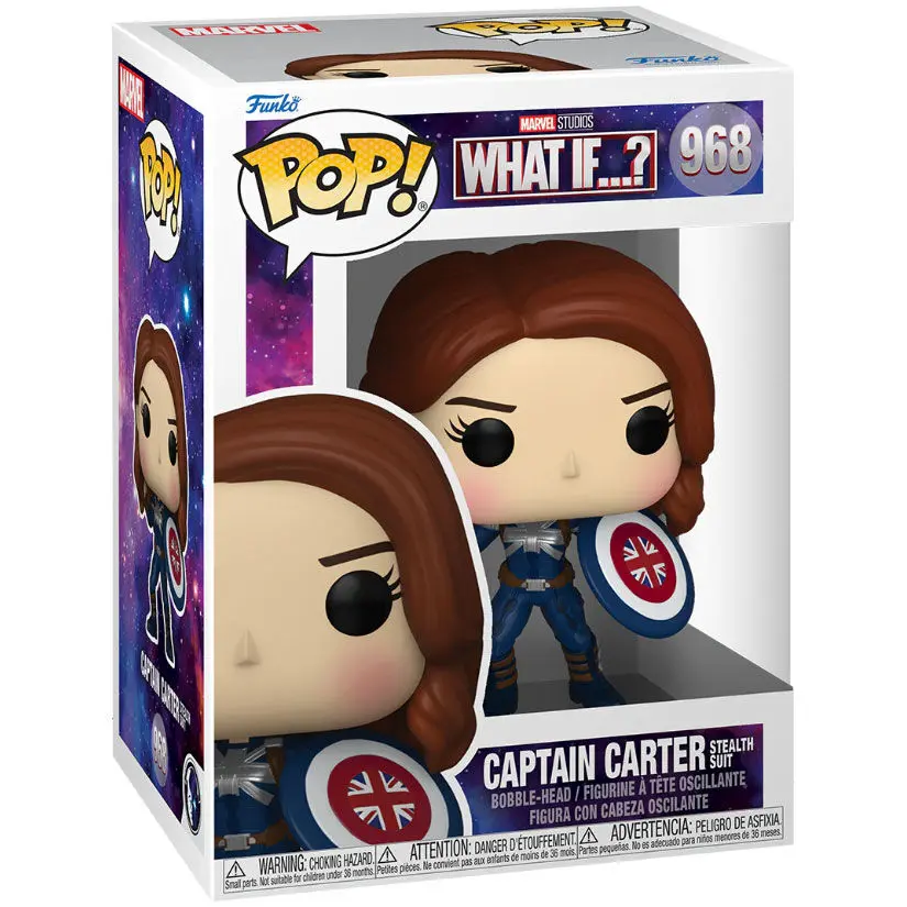 What If...? POP! Animation Vinyl Figure Captain Carter (Stealth) 9 cm termékfotó