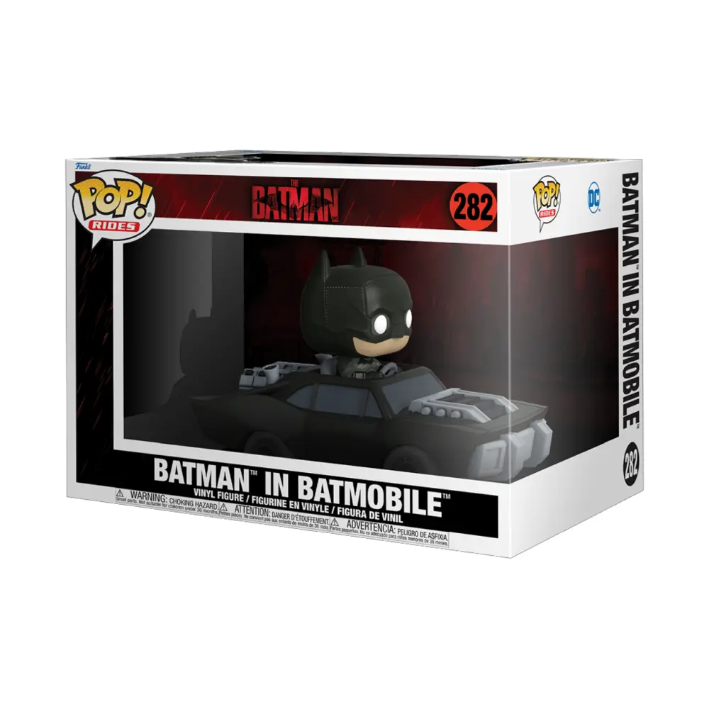 POP Ride figura Movies DC Comics The Batman Batman in Batmobile termékfotó