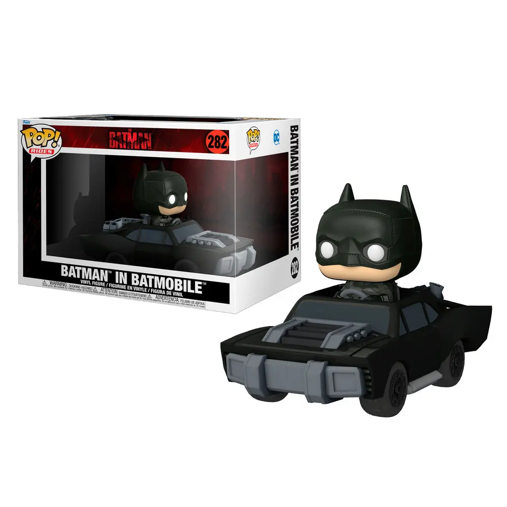 POP Ride figura Movies DC Comics The Batman Batman in Batmobile termékfotó