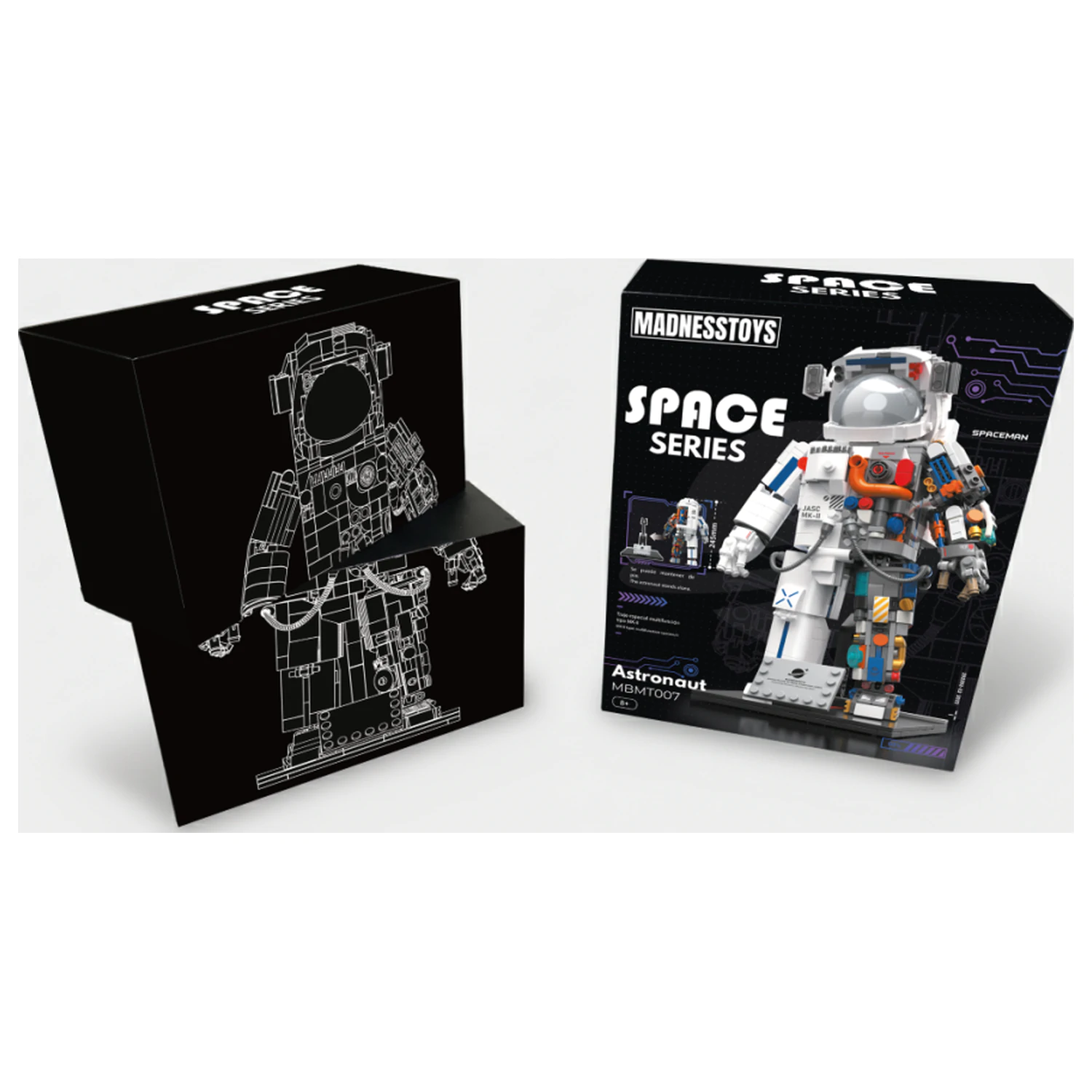 POP SERIES Astronaut építőkészlet 900 db-os termékfotó