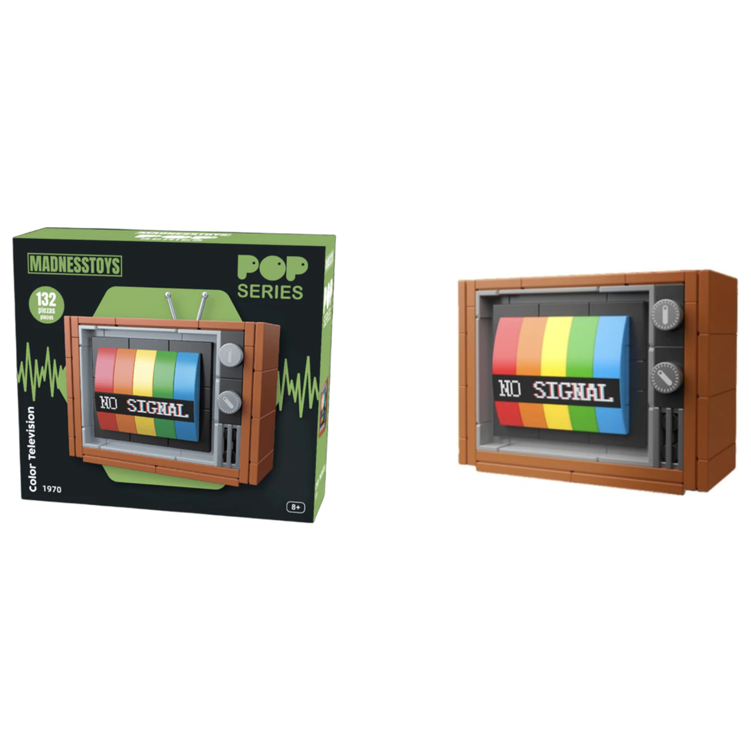 POP Series építőkészlet 1970 Colour Television 132 db termékfotó