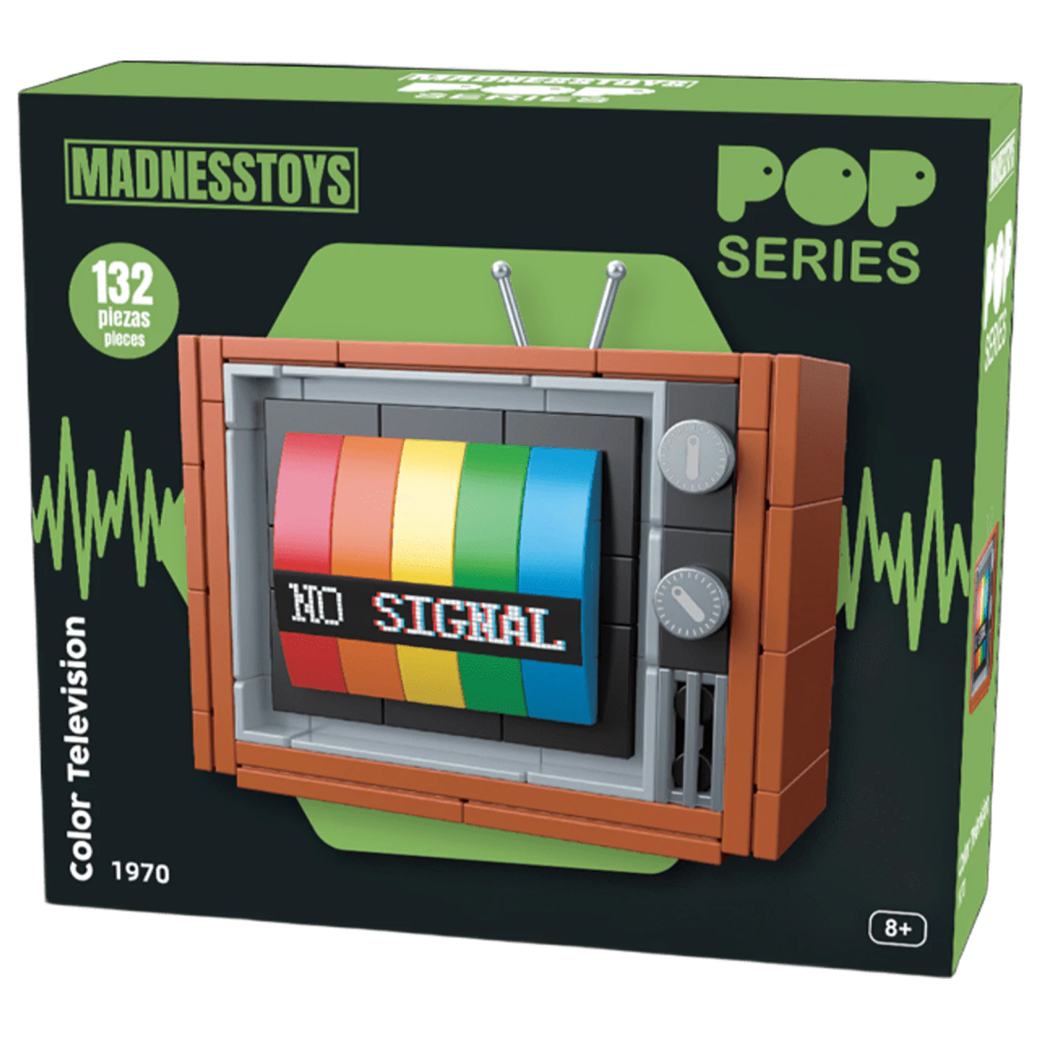POP Series építőkészlet 1970 Colour Television 132 db termékfotó