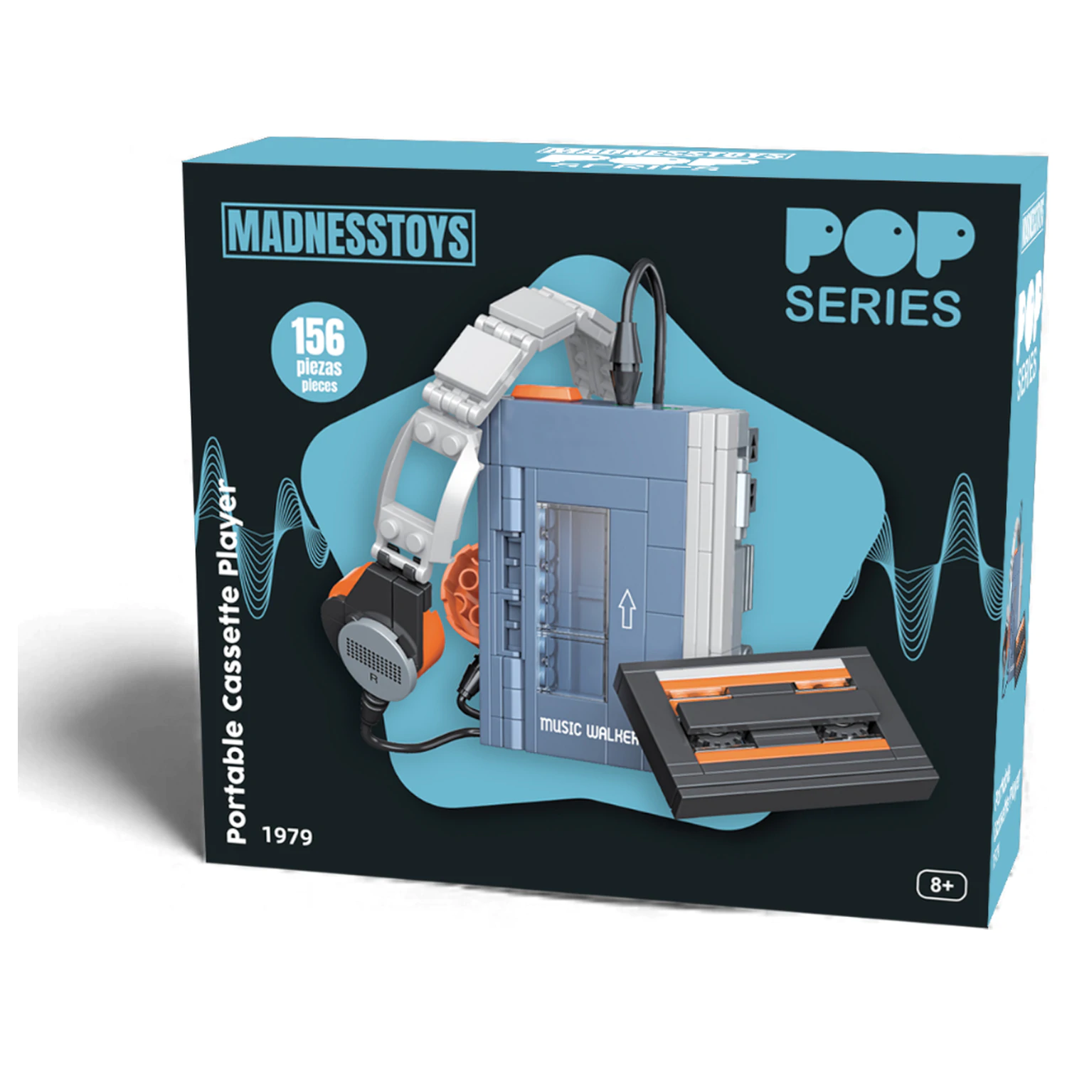 POP Series építőkészlet 1979 Walkman Cassette Player 156 db termékfotó
