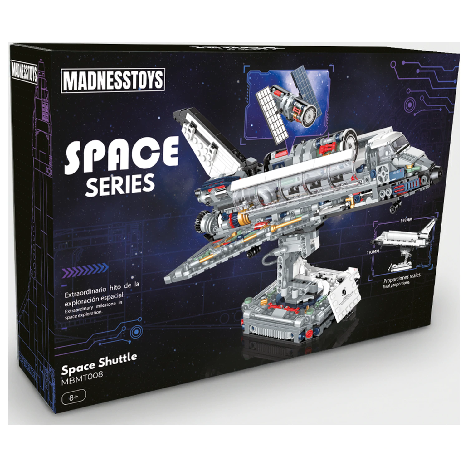 POP SERIES Space Shuttle 950 db-os építőkészlet  termékfotó