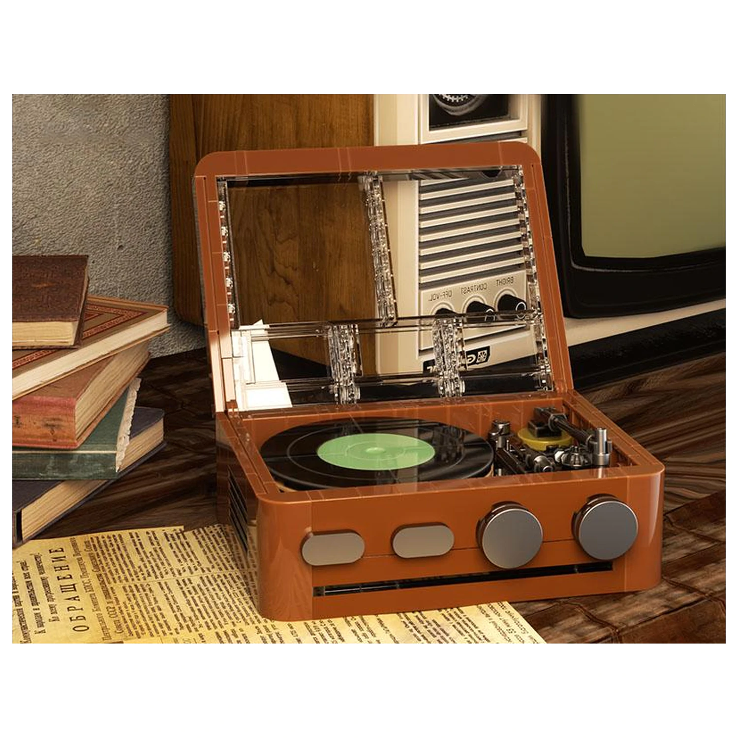 POP! Series Vinyl Record Player építőkészlet 217 db-os termékfotó
