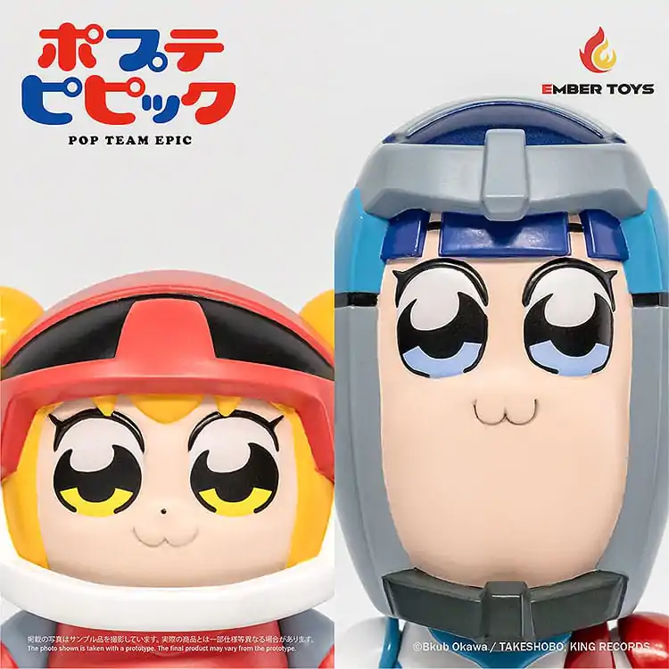 Pop Team Epic 2 db-os Vinyl figura csomag Chibi Creature Popuko & Pipimi Spacesuit Ver. termékfotó