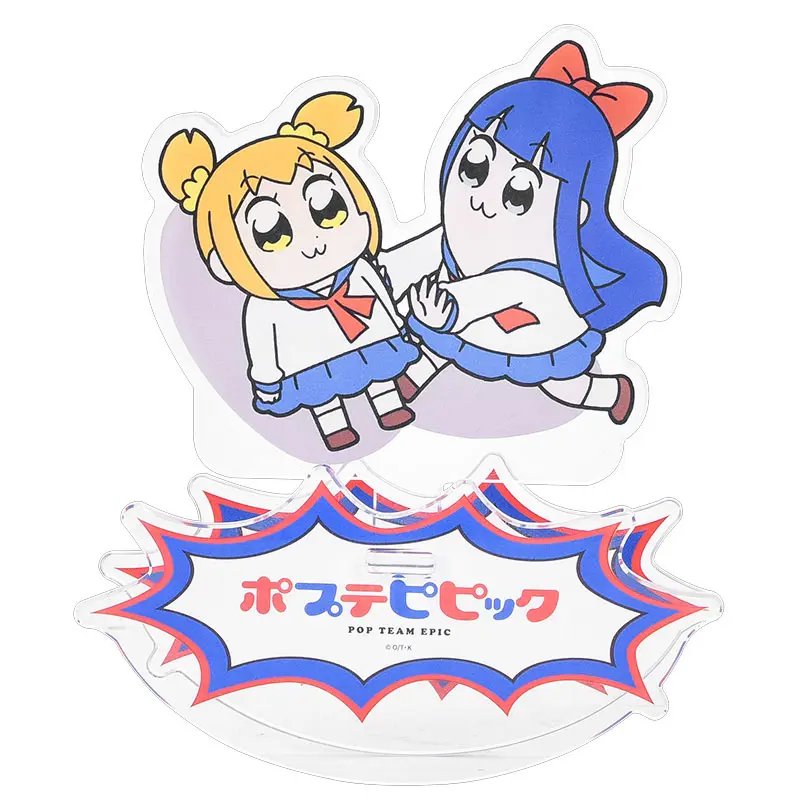 Pop Team Epic GoodSmile Moment Rocking Popuko &amp; Pipmi állvány figura  12 cm termékfotó