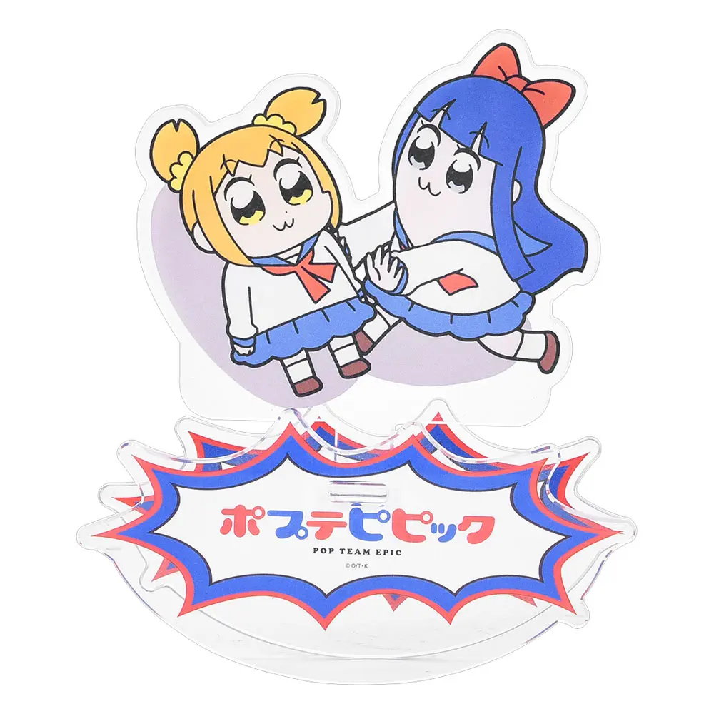 Pop Team Epic GoodSmile Moment Rocking Popuko &amp; Pipmi állvány figura  12 cm termékfotó