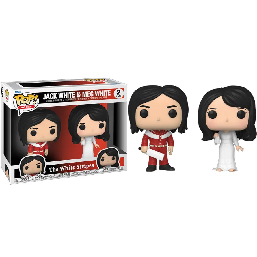 POP The White Srtipes Jack White and Meg White 2db-os figura csomag termékfotó