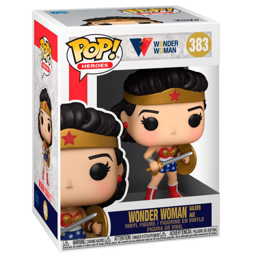 POP WW80th Wonder Woman Golden Agent figura termékfotó
