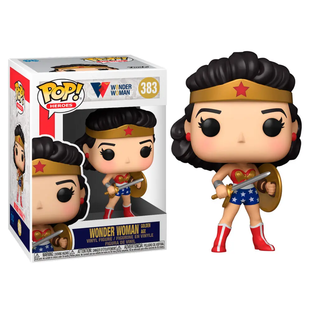 POP WW80th Wonder Woman Golden Agent figura termékfotó