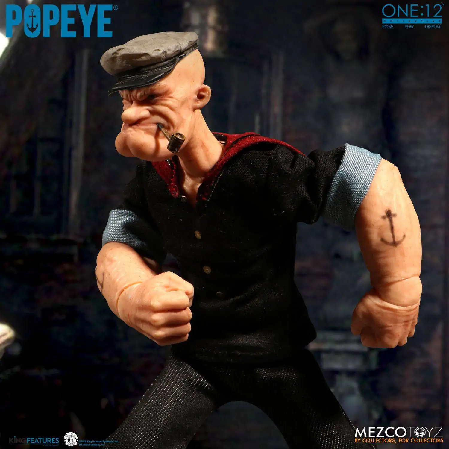 Popeye 1/12 Popeye akciófigura 14 cm termékfotó