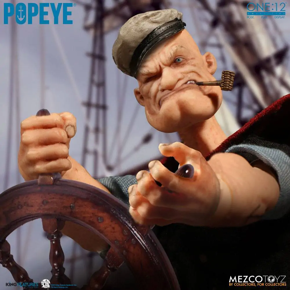 Popeye 1/12 Popeye akciófigura 14 cm termékfotó