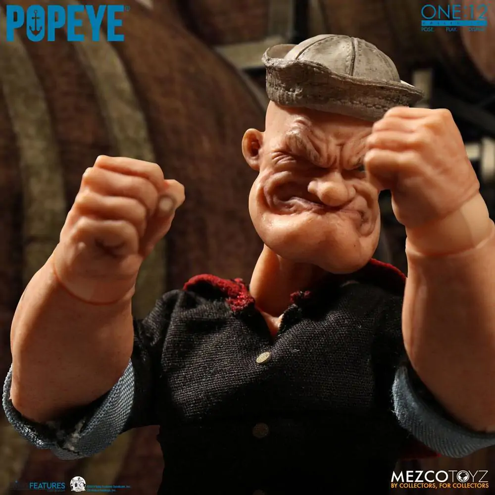 Popeye 1/12 Popeye akciófigura 14 cm termékfotó