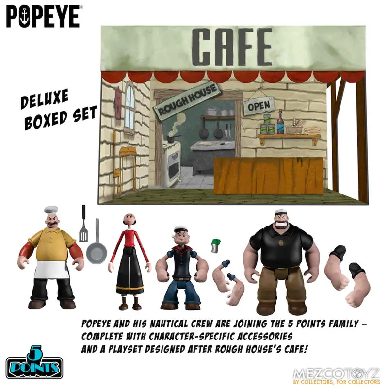 Popeye 4db-os figura csomag 10cm termékfotó