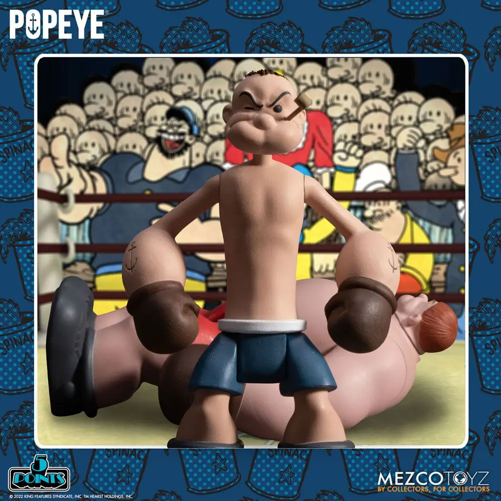 Popeye 5 Points Deluxe Figure Set Popeye & Oxheart 9 cm termékfotó