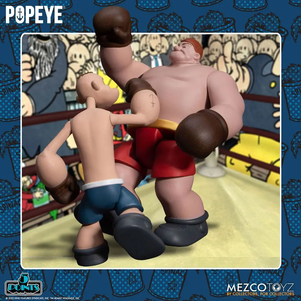 Popeye 5 Points Deluxe Figure Set Popeye & Oxheart 9 cm termékfotó