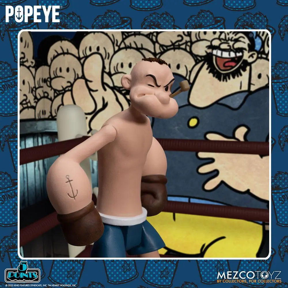 Popeye 5 Points Deluxe Figure Set Popeye & Oxheart 9 cm termékfotó