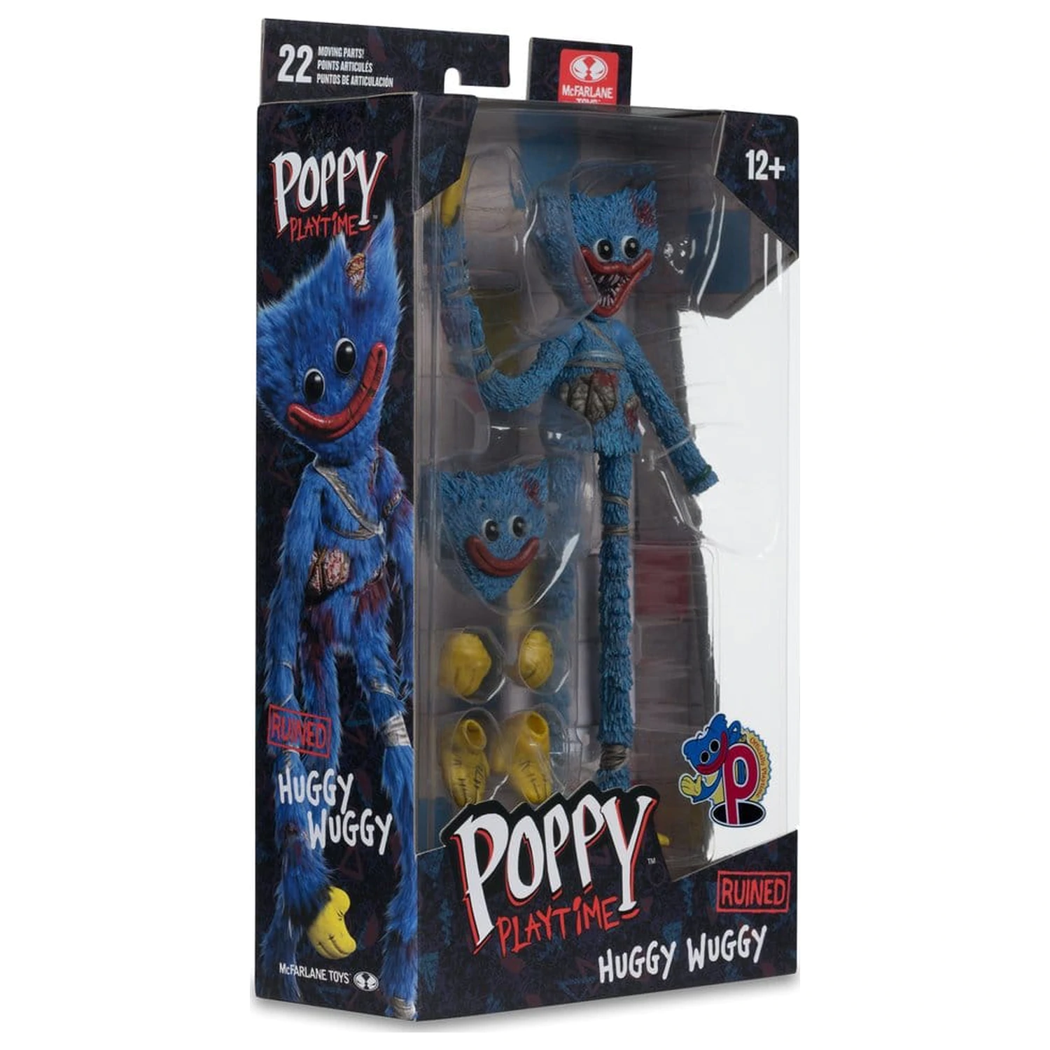 Poppy Playtime akciófigura Huggy Wuggy Ruined 19 cm termékfotó