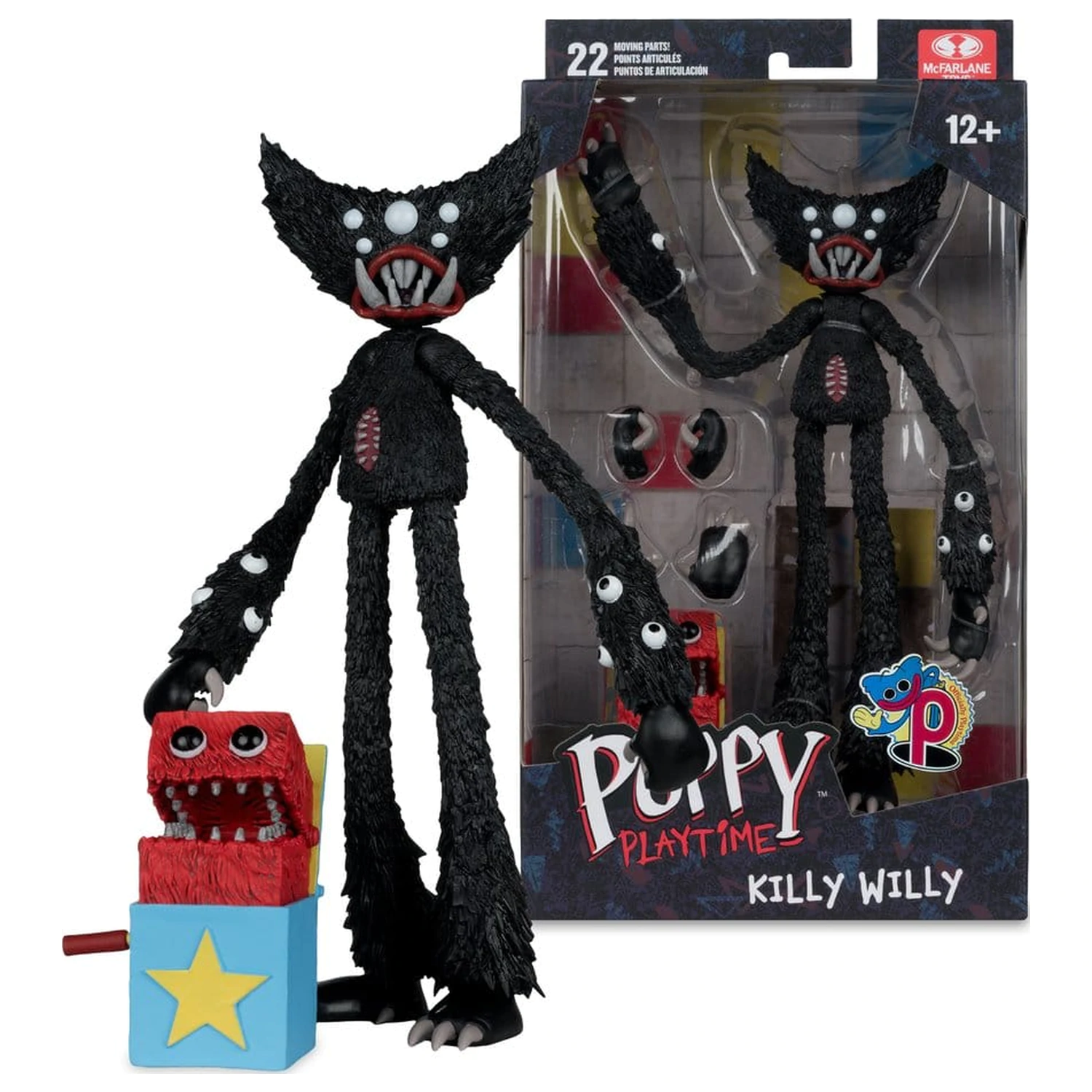 Poppy Playtime akciófigura Killy Willy 19 cm termékfotó