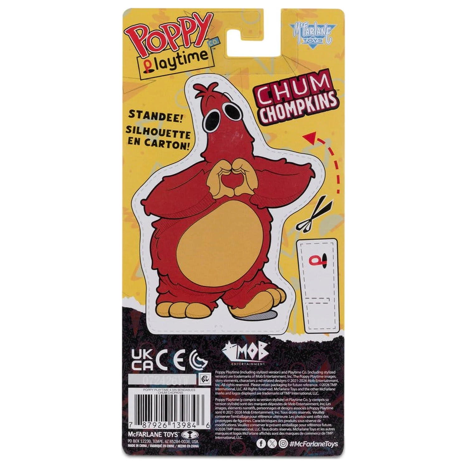 Poppy Playtime Bendables akciófigura Chum Chompkins 11 cm termékfotó