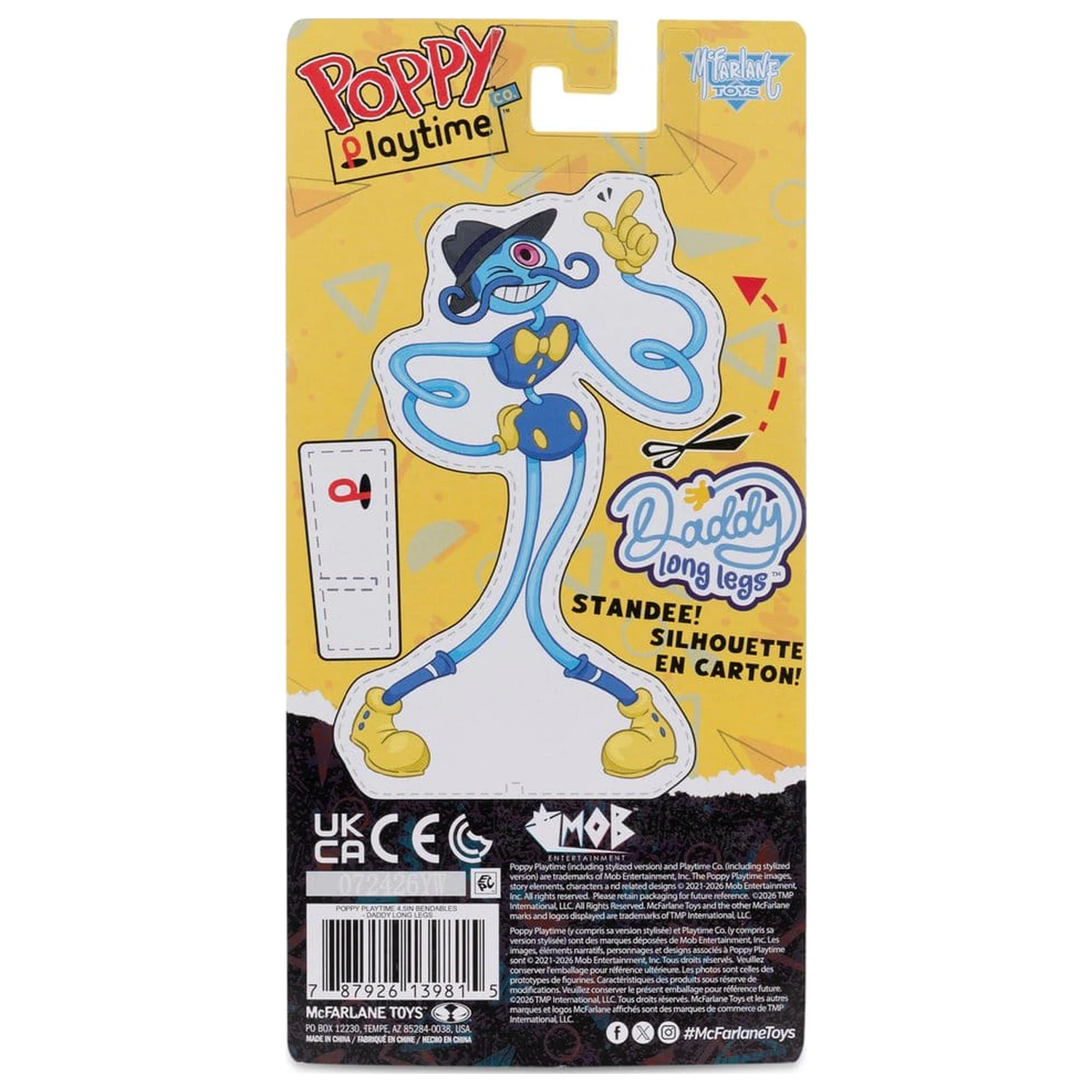 Poppy Playtime Bendables akciófigura Daddy Long Legs 11 cm termékfotó